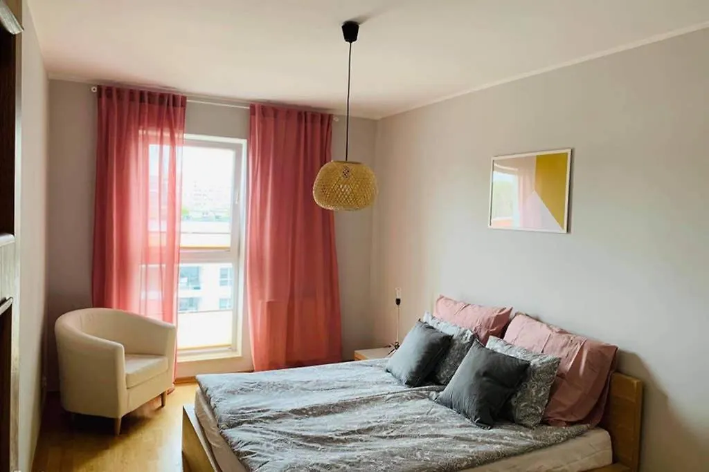 5Th Floor Big Balkoon Near Park And Baltic Sea Nice View Privat Parking Place Apartment Gdansk